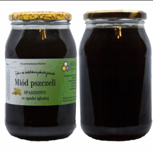 Miód spadziowy z Puszczy Jodłowej